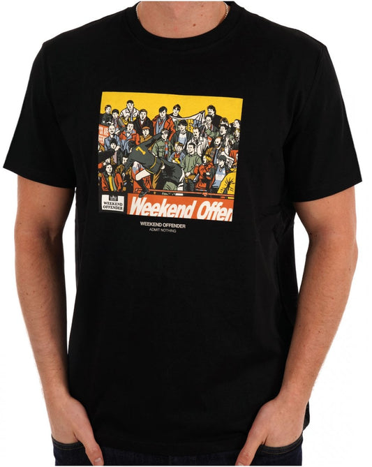 Weekend Offender Selhurst T Shirt Black