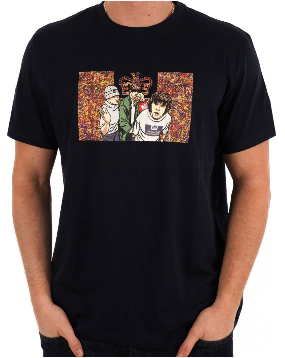 Weekend Offender Number 5 T Shirt Navy