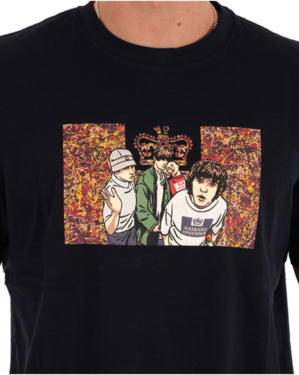 Weekend Offender Number 5 T Shirt Navy