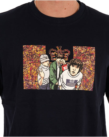 Weekend Offender Number 5 T Shirt Navy