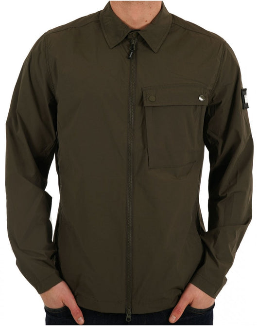 Weekend Offender Weekend Offender Southbank Overshirt Khaki Green