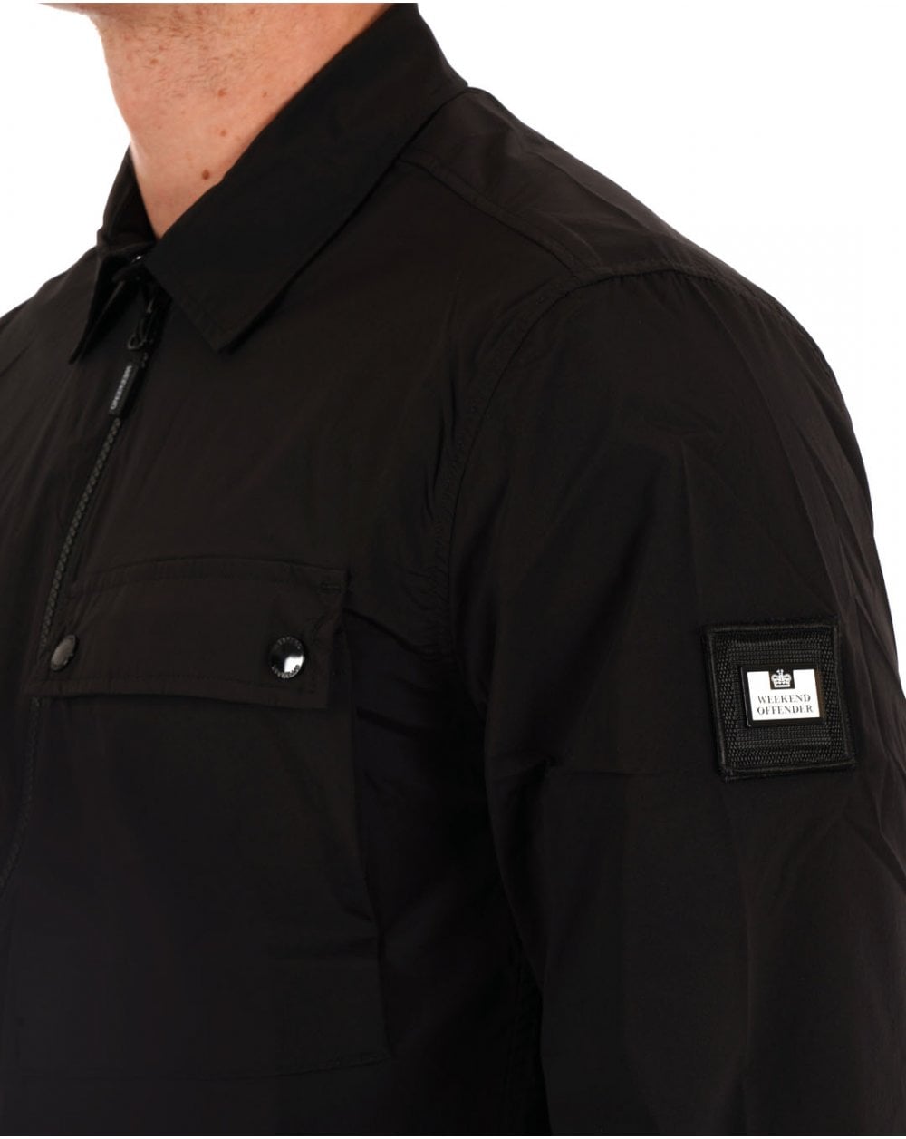 Weekend Offender Southbank Overshirt Black