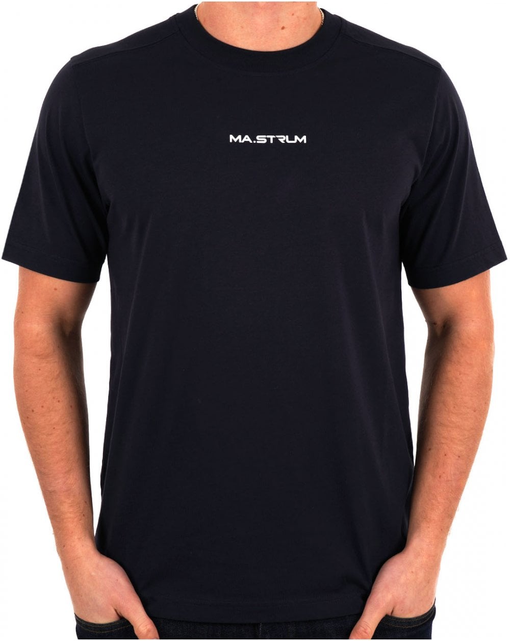MA.STRUM Printed T Shirt Ink Navy