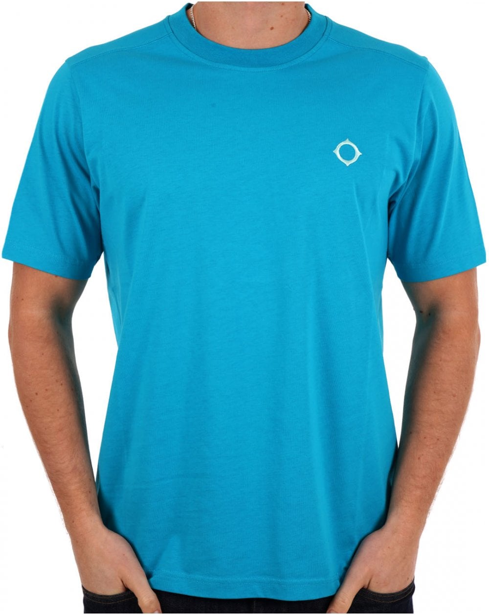 MA.STRUM Icon T Shirt Vallarta Blue