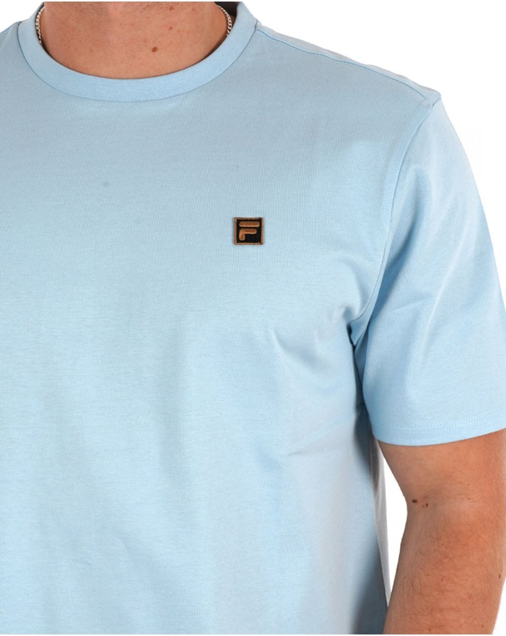 Fila Gold Yaxley T Shirt Sky Blue