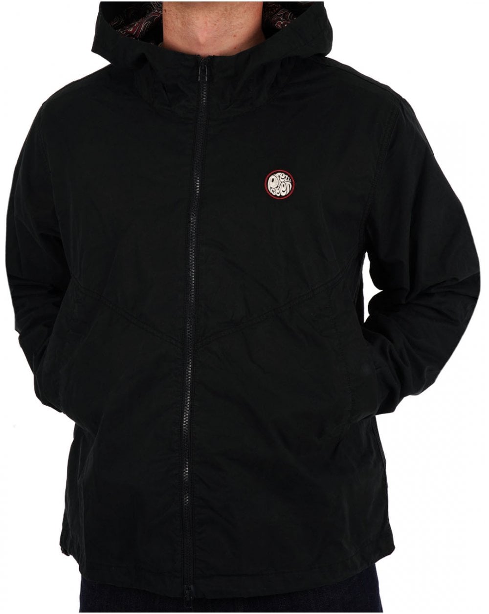 Pretty Green Feltham Hooded Jacket Black