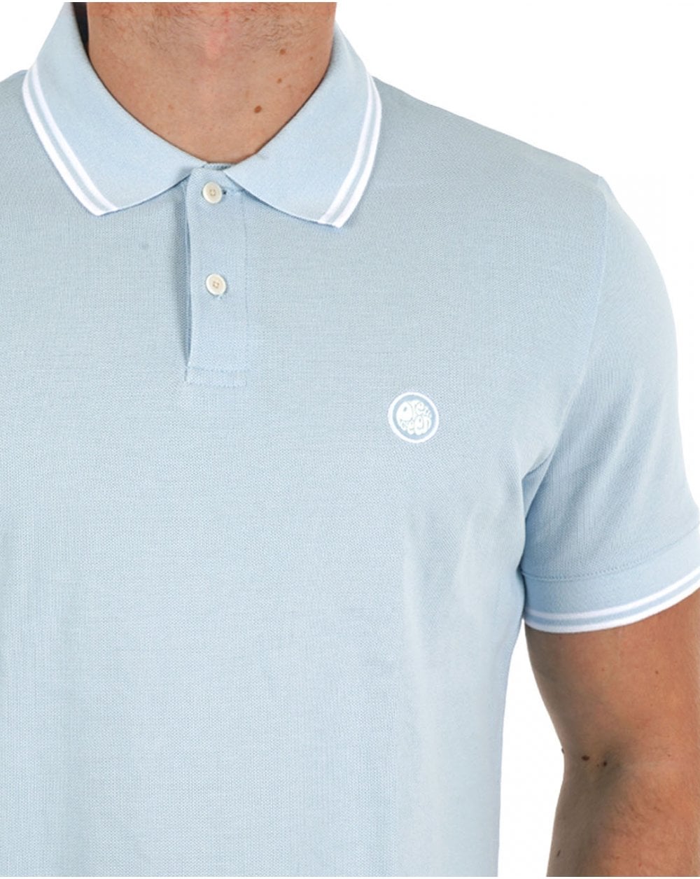 Pretty Green Barton Polo Shirt Light Blue