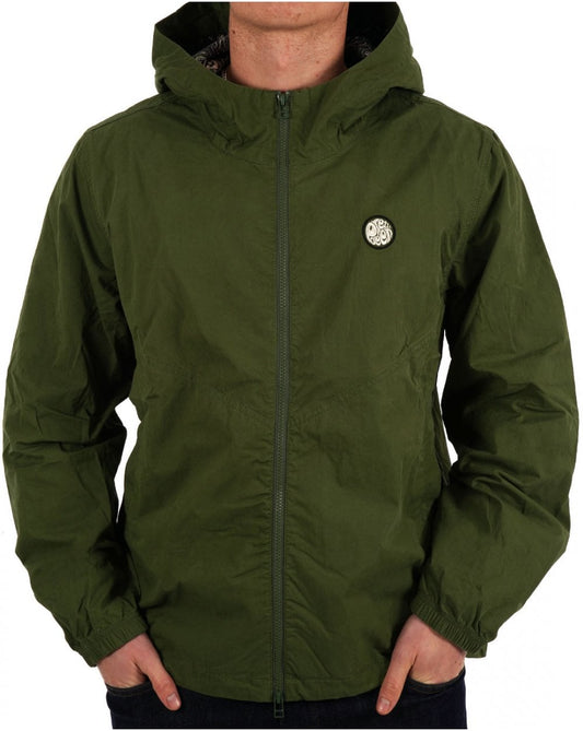 Pretty Green Pretty Green Feltham Hooded Jacket Khaki Green