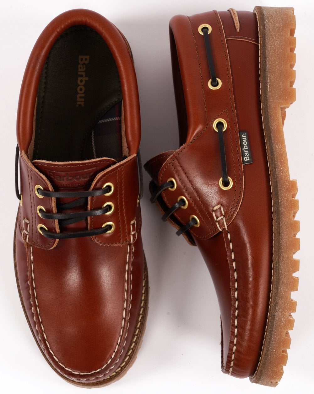 Barbour Deck Boat Shoe Tan