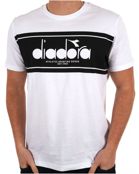 Diadora Logo T-shirt White/Black