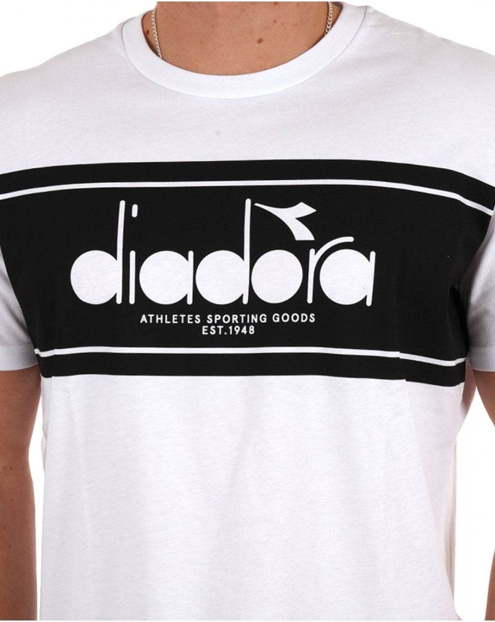 Diadora Logo T-shirt White/Black