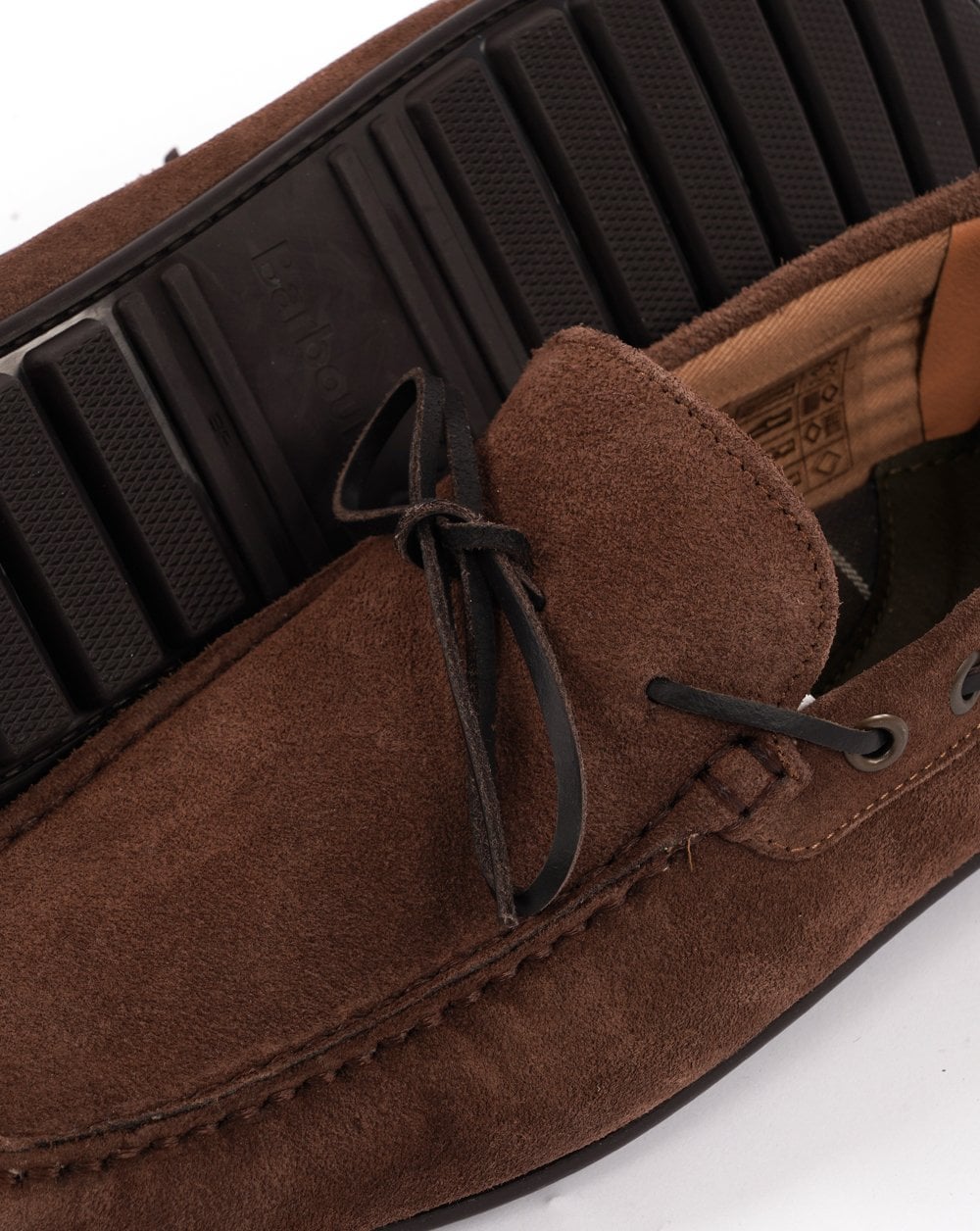 Barbour Courage Driving Shoe Choco Suede