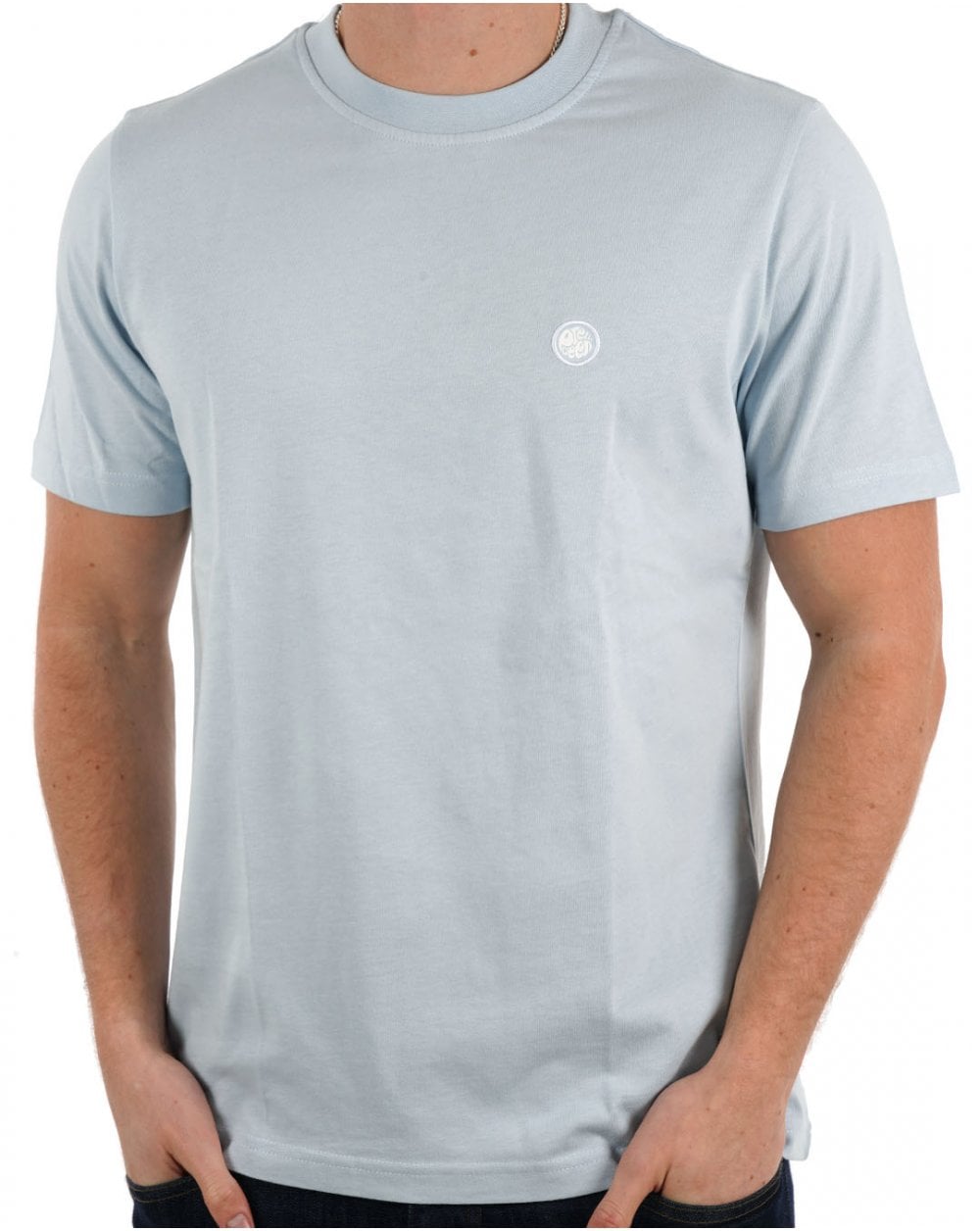 Pretty Green Mitchell T Shirt Light Blue