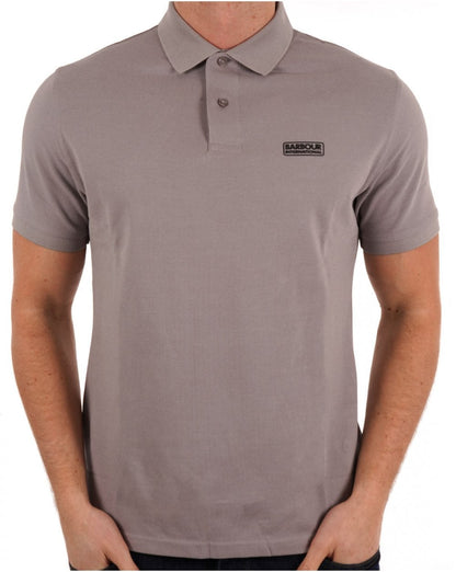 Barbour International Essential Polo Pale Slate