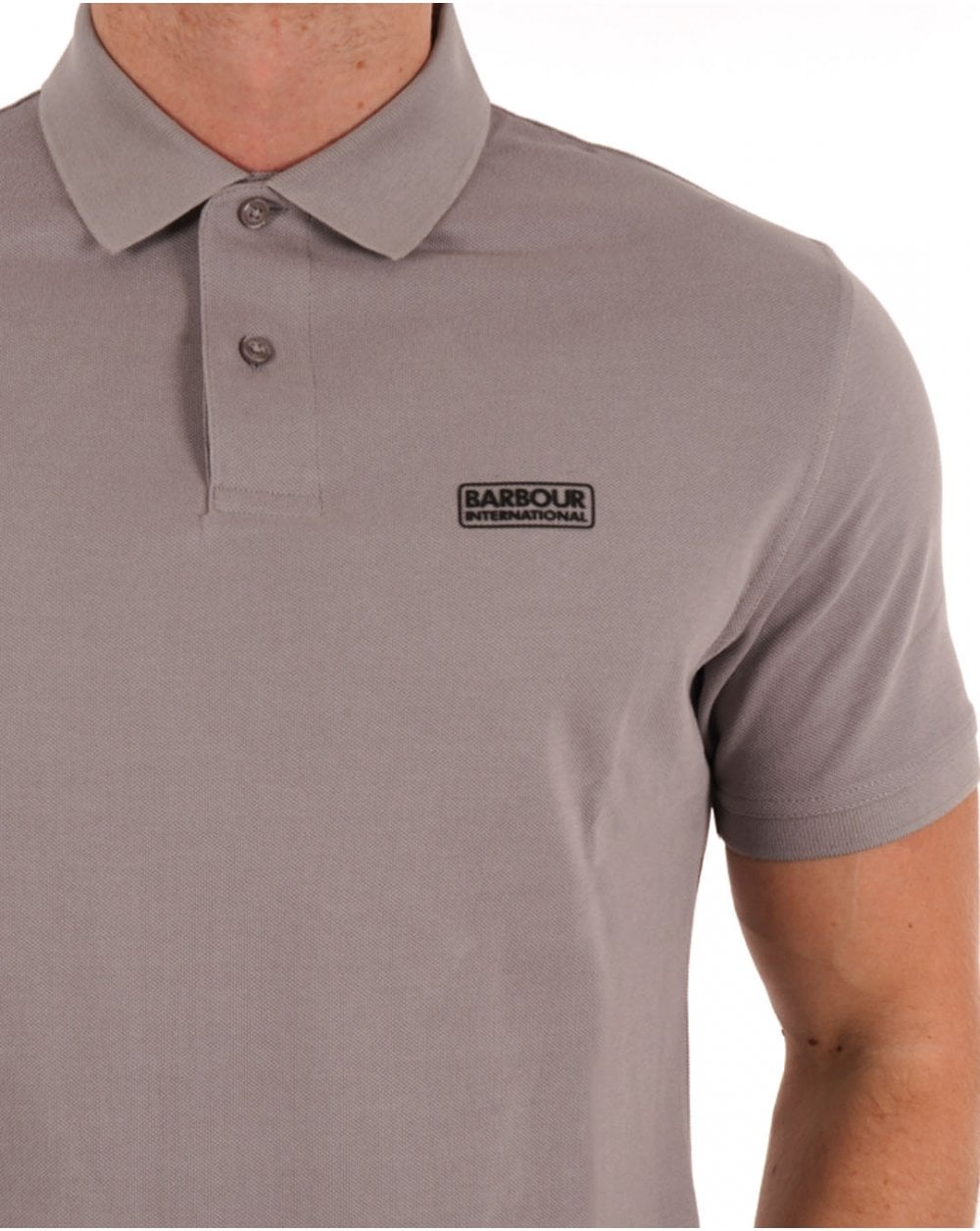 Barbour International Essential Polo Pale Slate
