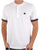Pretty Green Gradient Tipped Grandad Tee White