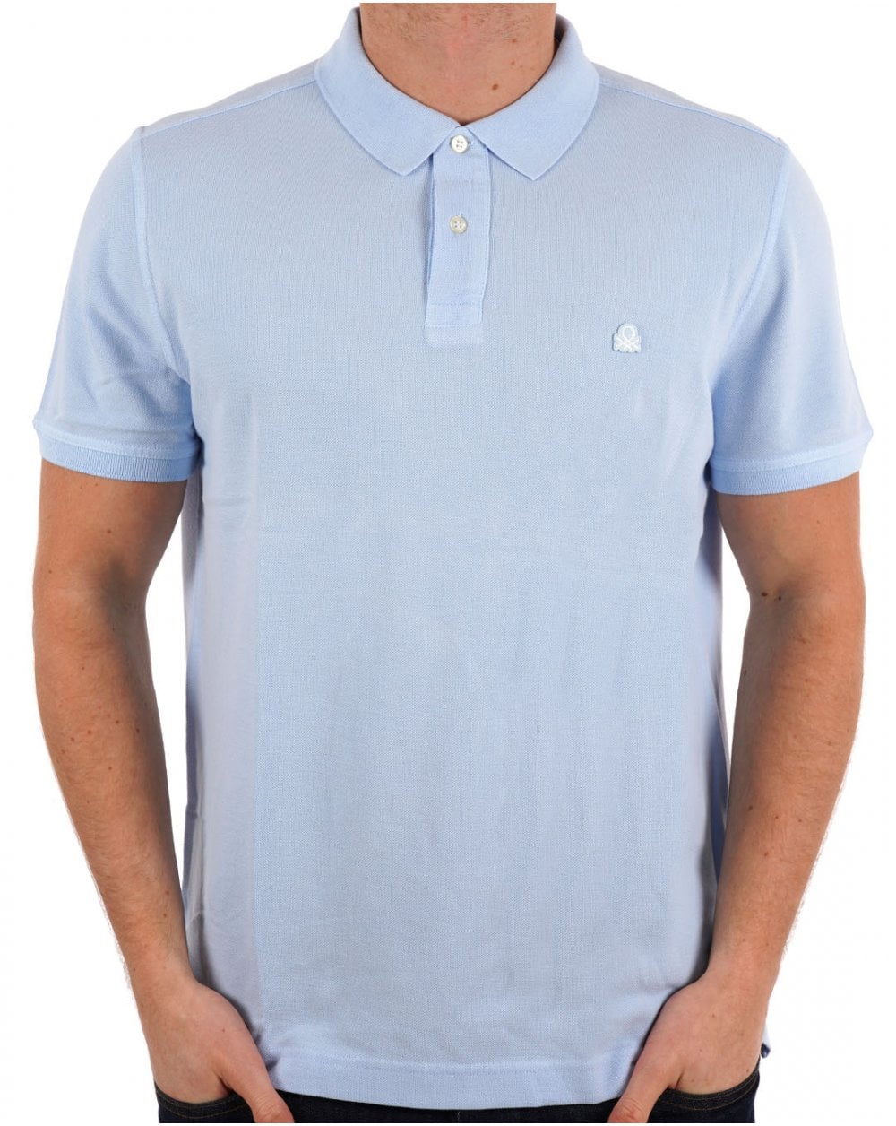 Benetton Polo Shirt Sky