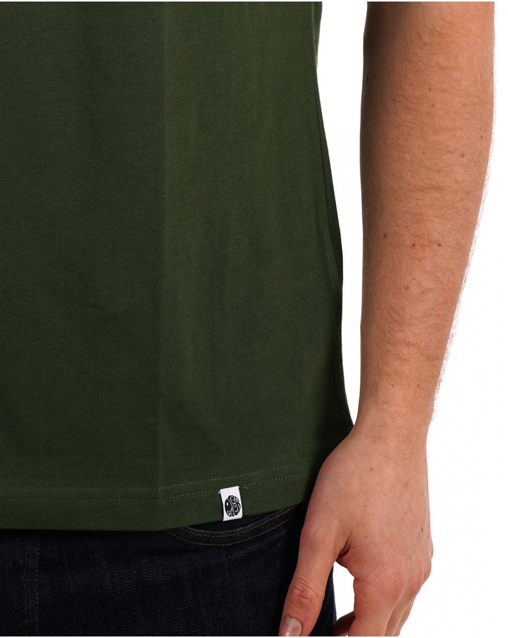 Pretty Green Gillespie Logo T-shirt Dark Green