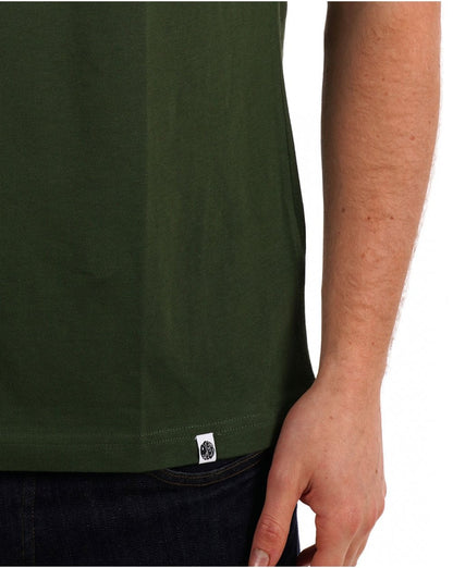 Pretty Green Gillespie Logo T-shirt Dark Green