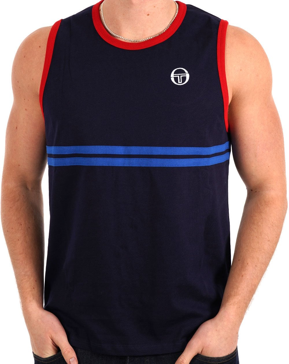 Sergio Tacchini Dallas Vest Navy Blue