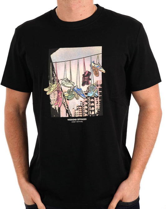 Weekend Offender Turf Wars T Shirt Black