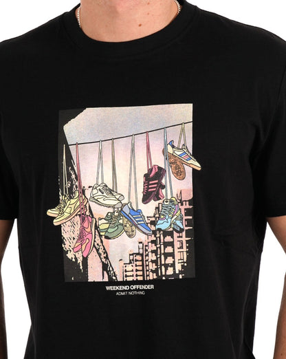 Weekend Offender Turf Wars T Shirt Black
