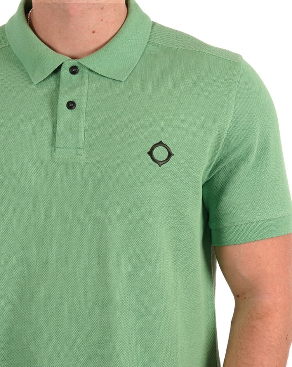 MA.STRUM Pique Polo Fresh Green