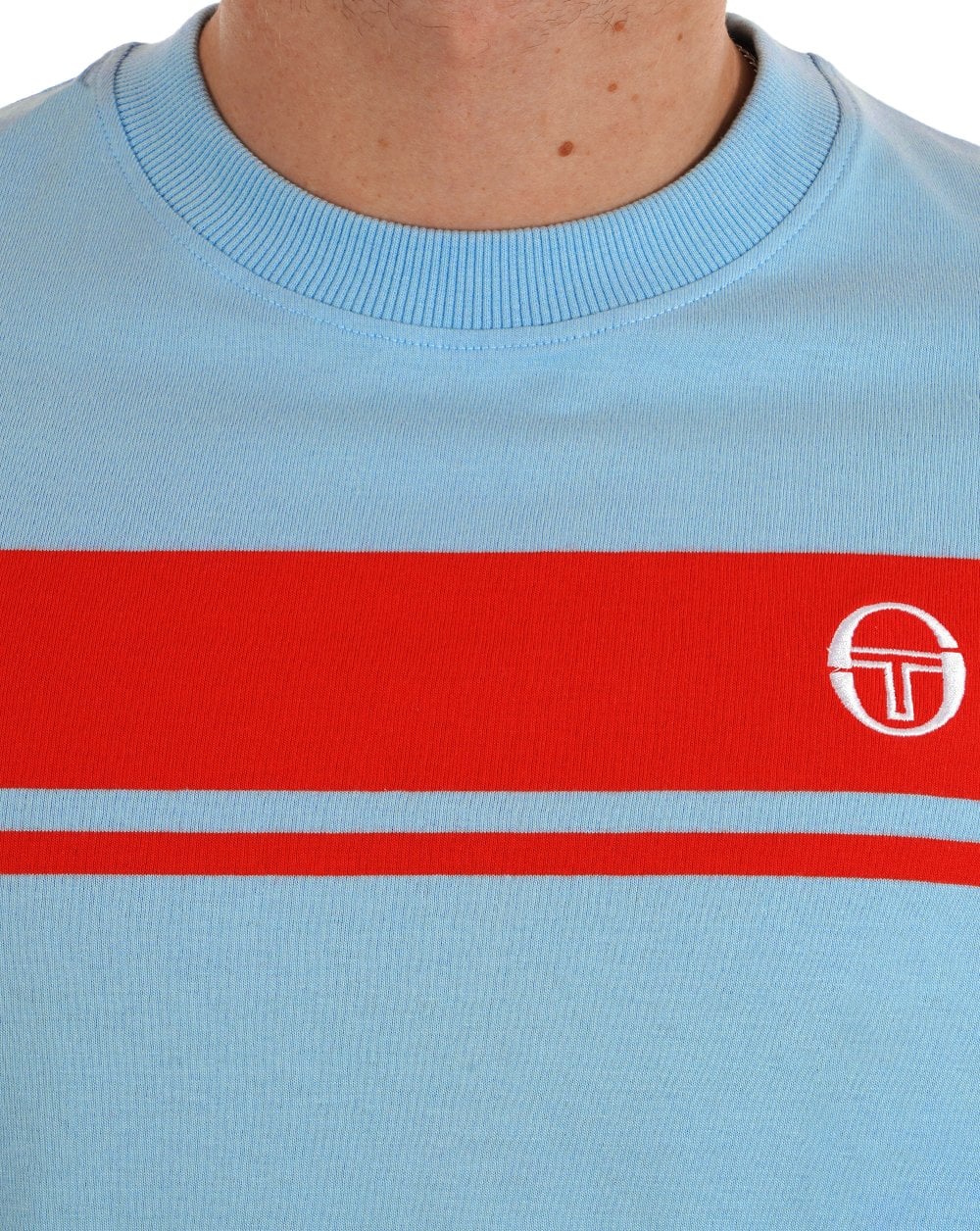 Sergio Tacchini Masters T Shirt Sky/Grenadine