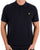 Lyle & Scott Linen Blend Knitted Polo Dark Navy