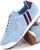 Patrick Dijon Trainers Sky Blue/Burgundy