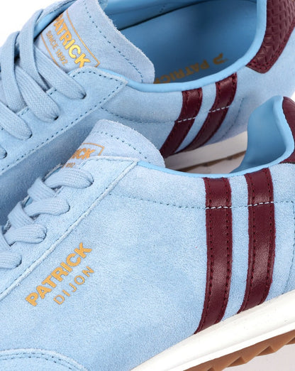 Patrick Dijon Trainers Sky Blue/Burgundy