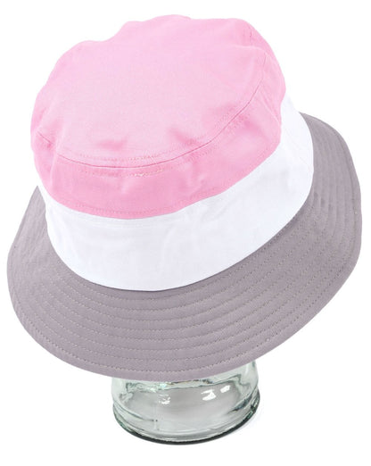 Fila Vintage Marco Bucket Hat Pink/White/Grey