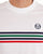 Sergio Tacchini Multi Stripe T Shirt White