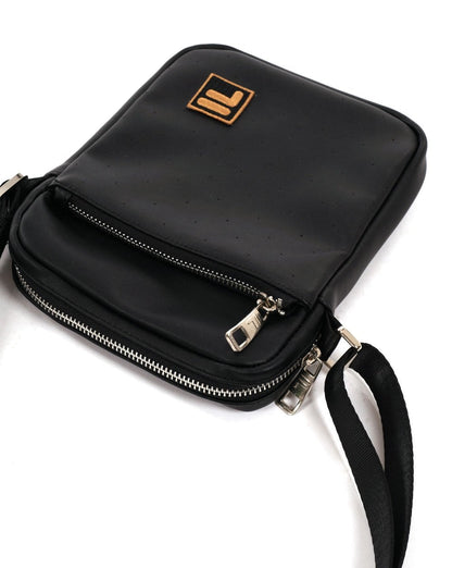 Fila Gold Lens Cross Body Bag Black