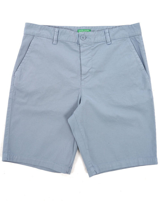 Benetton Chino Short Soft Blue