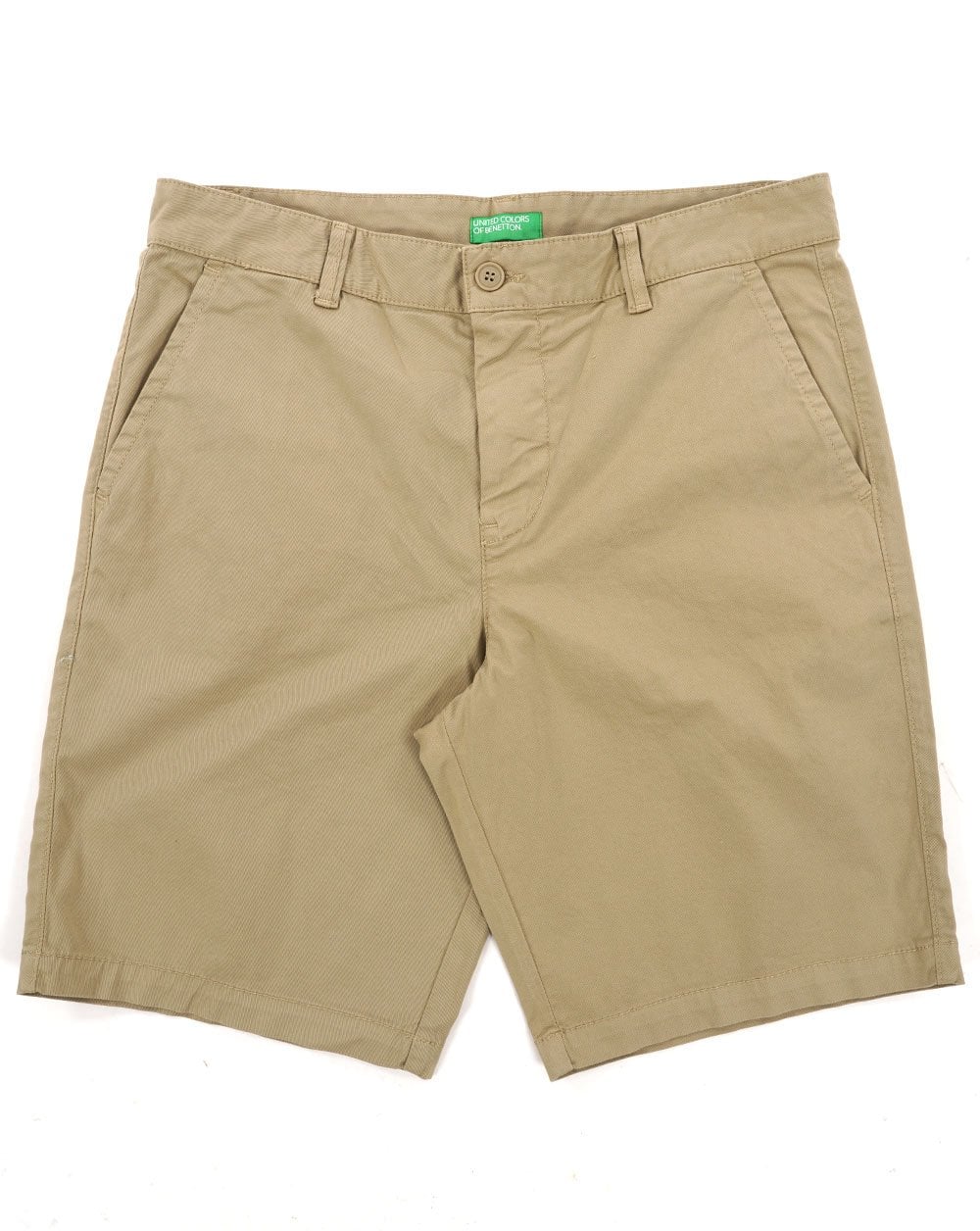 Benetton Chino Short Soft Khaki