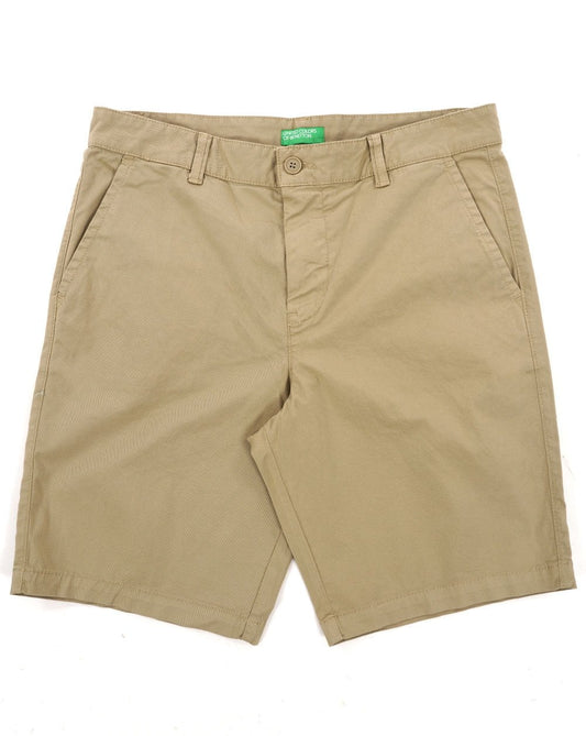 Benetton Chino Short Soft Khaki