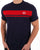 Sergio Tacchini Masters T Shirt Navy Blue/Red