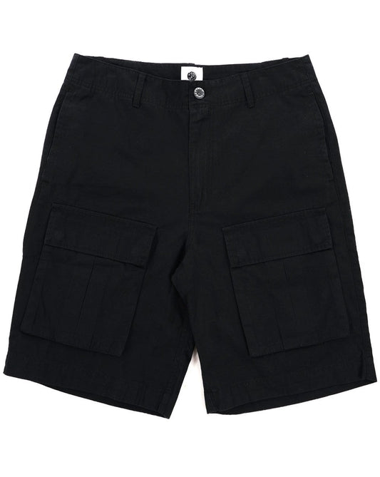 Pretty Green Brentwood Cargo Shorts Black