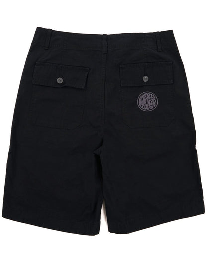 Pretty Green Brentwood Cargo Shorts Black
