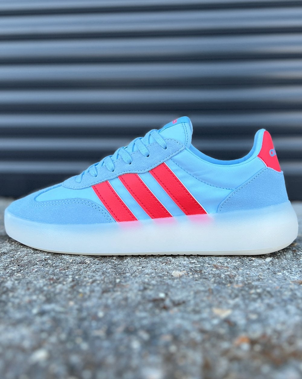 Adidas Barreda Trainers Sky Red Ice Sole