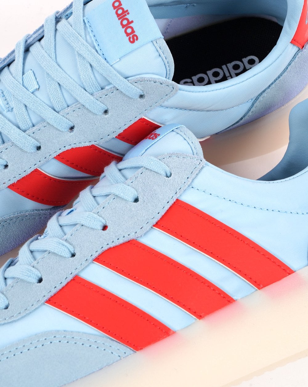 Adidas Barreda Trainers Sky Red Ice Sole