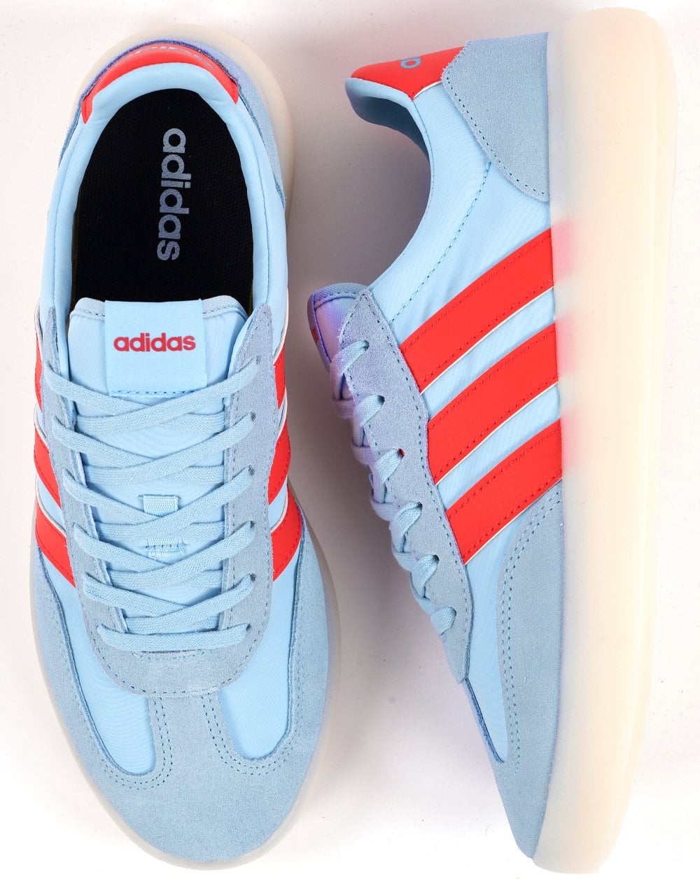 Adidas Barreda Trainers Sky Red Ice Sole