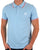 Sergio Tacchini Tipped Polo Shirt Sky Blue