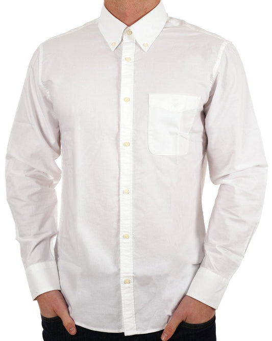 Benetton Benetton Oxford Cotton Shirt White