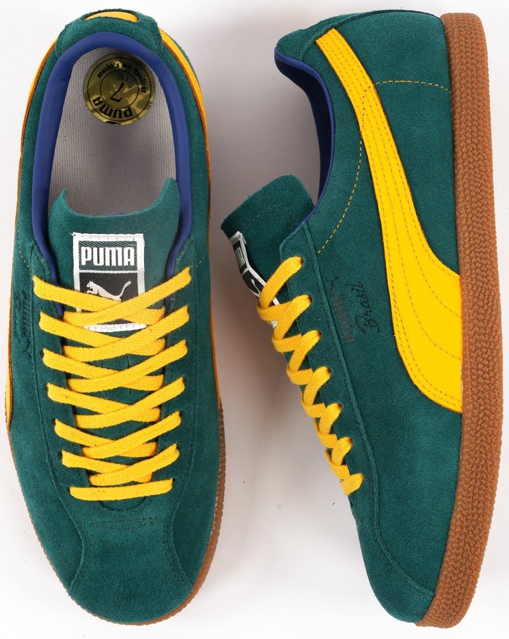 Puma Brasil Trainer Dark Green  / Yellow