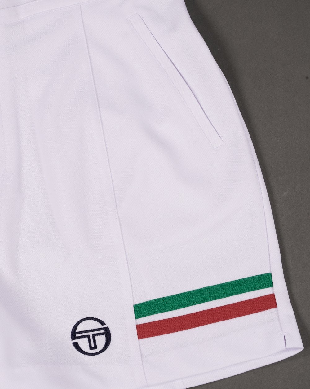 Sergio Tacchini Supermac Tennis Shorts White/Italia