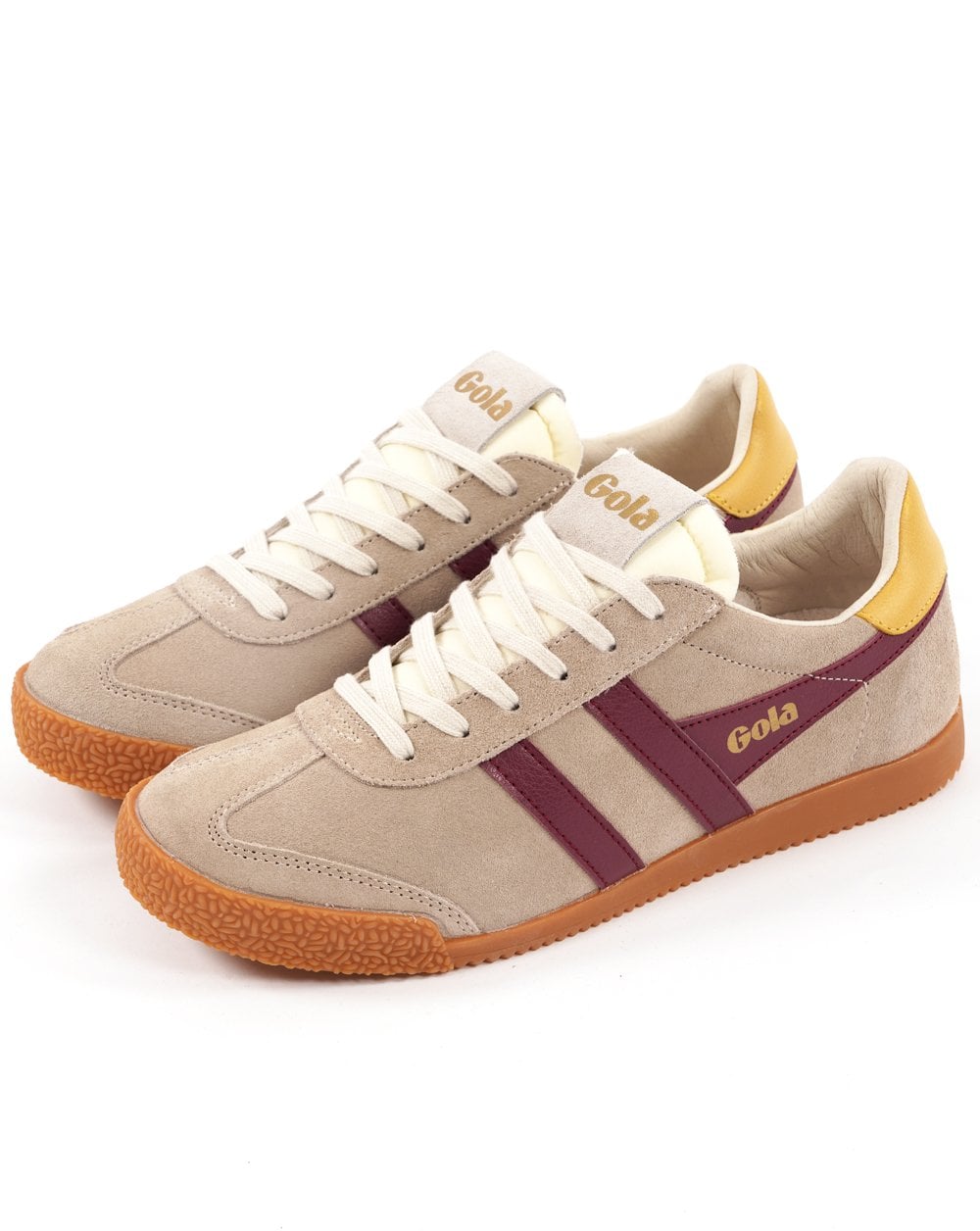 Gola Classics Women's Elan Trainers Bone / Cerise / Pollen