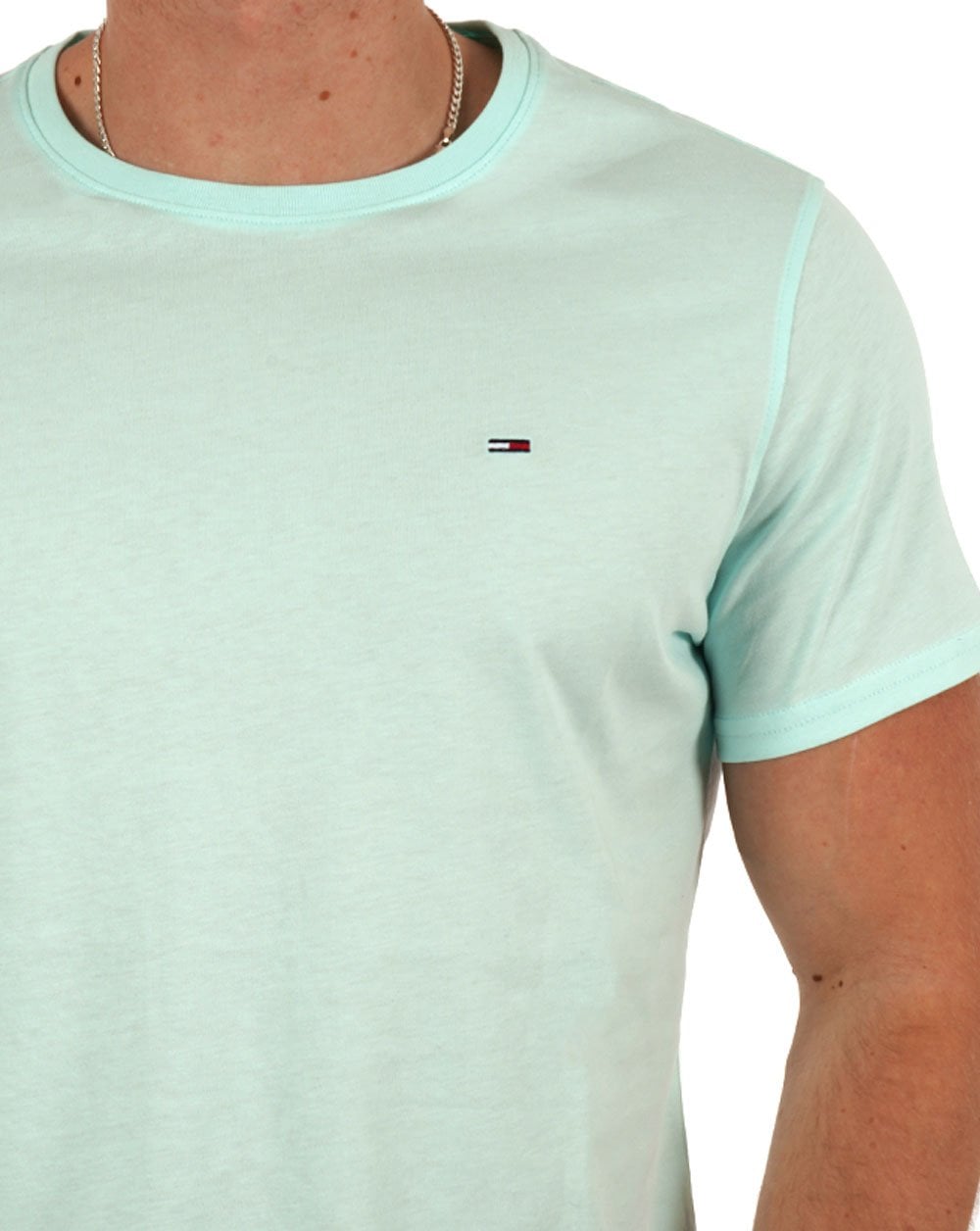 Tommy Jeans Slim Fit T Shirt Spring Mint