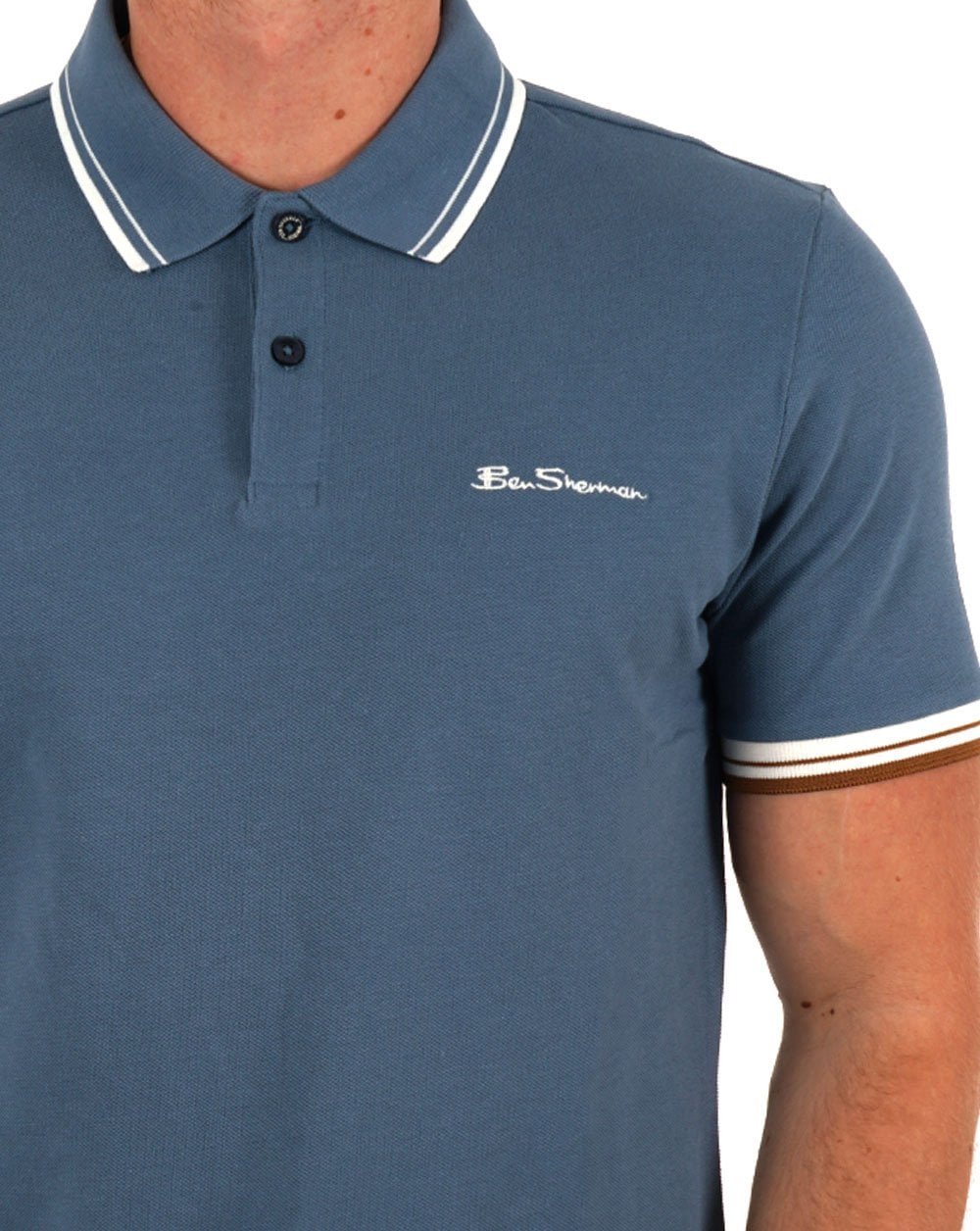 Ben Sherman Signature Pique Polo Airforce Blue
